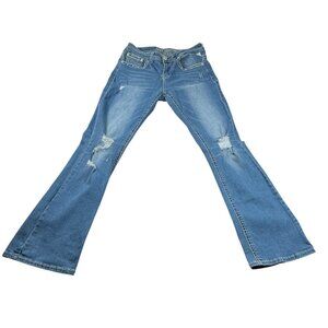 Sexy Couture | Women’s Cedar Rose Bootcut Jeans | Embellished Back Pockets | Siz